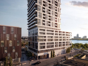 = Zibi is a 34-acre master planned community bordering the Ottawa River in the heart of the National Capital Region. The first residential tower will provide 25 storeys of rental housing for a variety of income levels.