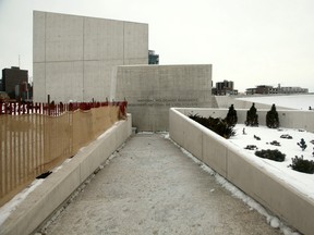 The National Holocaust Monument in Ottawa. When Prime Minister Justin Trudeau first unveiled the memorial plaque at the monument, it didn't mention Jewish people, but was quickly replaced with one that does.