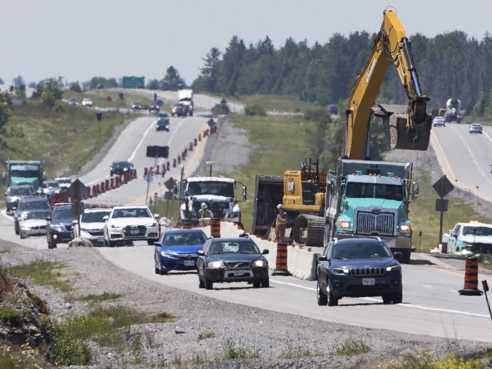 Work begins on temporary fix for Highway 7's 'Cavanagh Bump' thumbnail