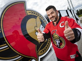 Ottawa Senators fan James Wood is thrilled that Daniel Alfredsson is being inducted in to the Hockey Hall of Fame. Monday, Jun. 27, 2022.