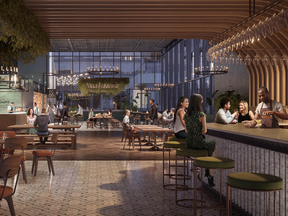 Amenities include ground floor retail, a gym, an outdoor roof terrace, a BBQ space and dining lounge, a kitchen space, party room, cinema, and billiards room.