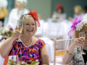 Maurene Atherton wore a lovely red fascinator as she celebrated with friends at the Queen’s Platinum Jubilee Garden Party on Thursday afternoon. IODE Laurentian is an Ottawa-based chapter of IODE Canada, a national women’s charitable organization founded in 1906 by Lady Sybil Grey, daughter of the governor general at the time.