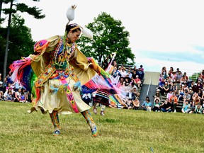 Dancers and drummers from across North America will compete for $75,000 in prizes at the festival’s competition Pow Wow.  SUPPLIED PHOTO