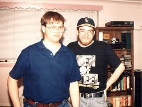 Dave Foohey and Eric (Von Allan) Julien in 1995.