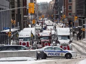 Sitting in their truck cabs in January, the protesters probably missed a few things ...