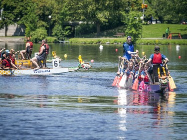 Saturday preliminary-race action from the Tim Hortons Ottawa Dragon Boat Festival at Mooney's Bay, back after a two-year pandemic pause.