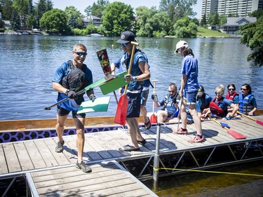 The Tim Hortons Ottawa Dragon Boat Festival returned to Mooney's Bay in 2022 after a pandemic pause for two years.