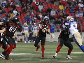 Redblacks quarterback Jeremiah Masoli passed for 320 yards in Friday's game, but the team was unable to push the ball into the end zone against the Blue Bombers.