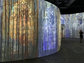 OTTAWA - June 15, 2022 - Imagine Monet: The Immersive Exhibition was created by Annabelle Mauger, Julien Baron and art historian Androula Michael and will be on show at the EY Centre in Ottawa from June 16th to August 14, 2022. Elizabeth Mavor/Postmedia