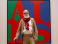 Artist AA Bronson poses for a photo at a new exhibition called General Idea, which is being held at the National Gallery of Canada.