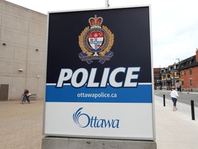 File: Ottawa police headquarters on Elgin Street in Ottawa