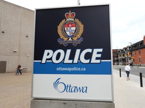 Ottawa Police Service headquarters on Elgin Street in Ottawa.