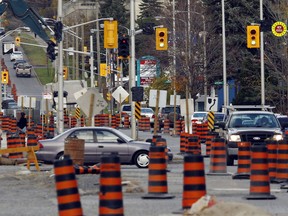 File: A CAA report cites Carling Avenue, along with Bronson Avenue, as two of the 10 worst roads in Canada.