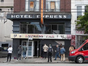 File photo of a firetruck. Police and firefighters are investigating a fatal fire in Vancouver's Downtown Eastside early Saturday.
