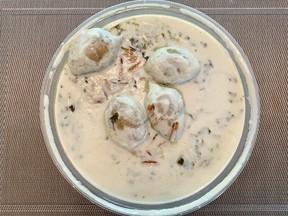 Kebbeh Labanya (kebbeh cooked in yogurt).