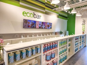 With everything from household cleaners to personal care essentials, terra20’s ecobar allows customers to reduce the amount of plastic in their home while saving money.  SUPPLIED PHOTOS
