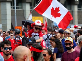 Residents and visitors celebrated Canada Day in the nation's capital on July 1.
