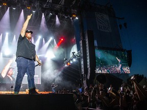 Multi-platinum, award-winning recording artist Luke Combs performed on the RBC Stage at Bluesfest, Saturday, July 9, 2022.