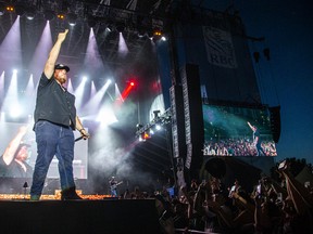 Multi-platinum recording artist Luke Combs performed on the RBC Stage at Bluesfest on Saturday, July 9, 2022.