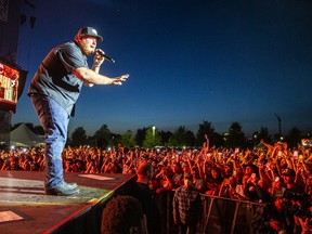 Multi-platinum award-winning artist Luke Combs performed on the RBC Stage at Bluesfest on Saturday, July 9, 2022.