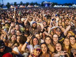 A sold-out crowd cheered on Luke Combs on the RBC Stage at Bluesfest, Saturday, July 9, 2022.
