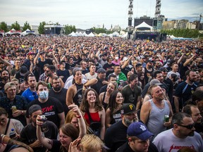 El-P and Killer Mike of Run The Jewels played the RBC Stage before Rage Against the Machine, Friday, July 15, 2022, at Bluesfest.