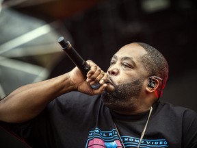 El-P and Killer Mike (pictured) of Run The Jewels played the RBC Stage before Rage Against the Machine, Friday, July 15, 2022, at Bluesfest. A large crowd filled LeBreton Flats Friday night.