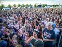 Fans in the crowd at TLC as they performed on the RBC stage during Bluesfest at Lebreton Flats Saturday, July 16, 2022. 