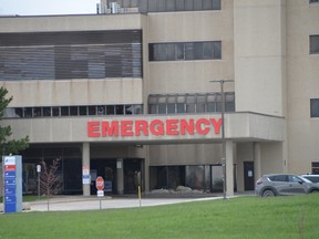 The Owen Sound Hospital emergency department.