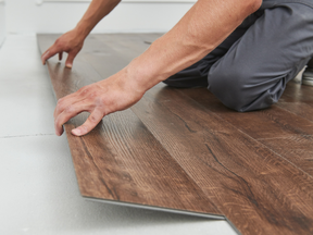 Most luxury vinyl plank (LVP) flooring clicks together and is free-floating. Flexibility and durability are the main advantages with LVP.