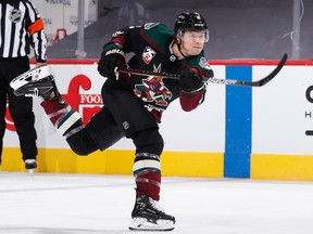 Jakob Chychrun of the Arizona Coyotes has three years remaining on his current deal, with a reasonable $4.6 million salary cap hit.