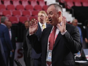 Ottawa Senators General manager Pierre Dorion attends the 2022 NHL Draft at the Bell Centre on July 08, 2022 in Montreal, Quebec.