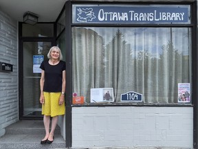 Tara Sypniewski is the owner and chief librarian of the Ottawa Trans Library, which recently opened its doors in Hintonburg.