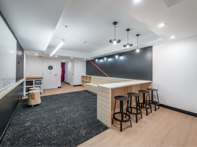 This Wallzcorp Inc. project won the 2022 BILD Renovation Award for Best Basement Renovation Under $125,000.