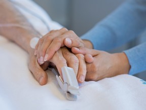 Stock Photo: patient in hospital