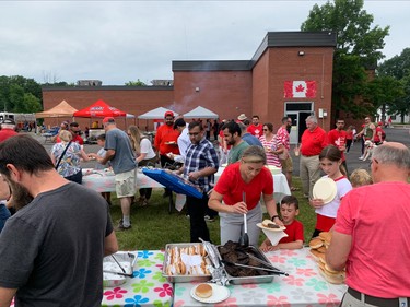 The Canada Day event at a mosque in Cumberland returned after a two-year absence because of the COVID-19 pandemic.