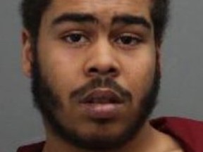 The Ottawa Police Service issued this photo of Jaycob Mainville, 21, saying he was wanted in connection with the downtown stabbing on Thursday.