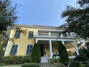 Das ehemalige Haus der Johnsons in Yazoo City, Miss. Am 28. März landeten zwei vermutlich verirrte Kugeln im Haus;  Einer traf Dylan und der andere traf die Waschküche.