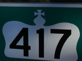 Highway 417 in Ottawa.