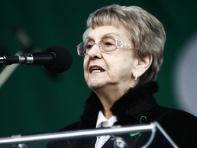 File photo: Gisèle Lalonde attended an Franco-Ontario ceremony at the Montfort Hospital on Oct. 13, 2010.