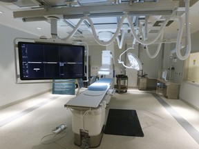 An operating room at the University of Ottawa Heart Institute.