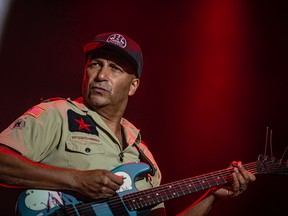 Tom Morello’s work that shone bright, thanks to his inventive six-string technique and energetic stage presence.