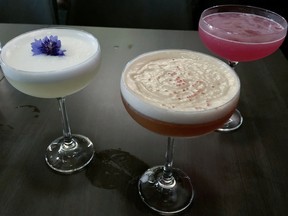 A sampling of the cocktails on offer at the recently opened Stolen Goods cocktail bar on Sparks Street.