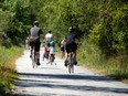 File photo: People out for a bike ride along the Trans Canada Trail in Ottawa's west end.
