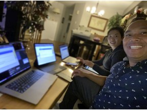 Rob Butler and his wife, Grace, managed to get their young daughter signed up for swim class, rounding up two laptops, two iPads, two iPhones and a few techies to do it.  Others were not as successful.