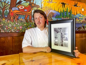 L’Orée du Bois chef, Émile Héroux, who succeeded chef-owner Jean-Claude Chartrand, who died of COVID in March 2021.