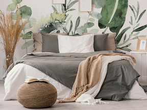 Add personality to your teen’s bedroom with decals or peel-and-stick wallpaper.