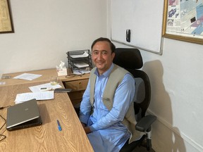 Latif Mal, the director of the Afghan Civil Society Forum organization, in Kabul.