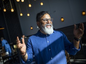 Chef and owner of Coconut Lagoon Joe Thottungal held a soft opening last weekend to welcome guests into his restaurant, two years after fire destroyed his former space. “We dreamed taller, that’s why we are taller,” he joked about the new two-storey open space.