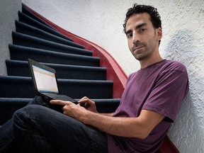 Laith Marouf of the Community Media Advocacy Centre is seen in a file photo from 2010 in Montreal.